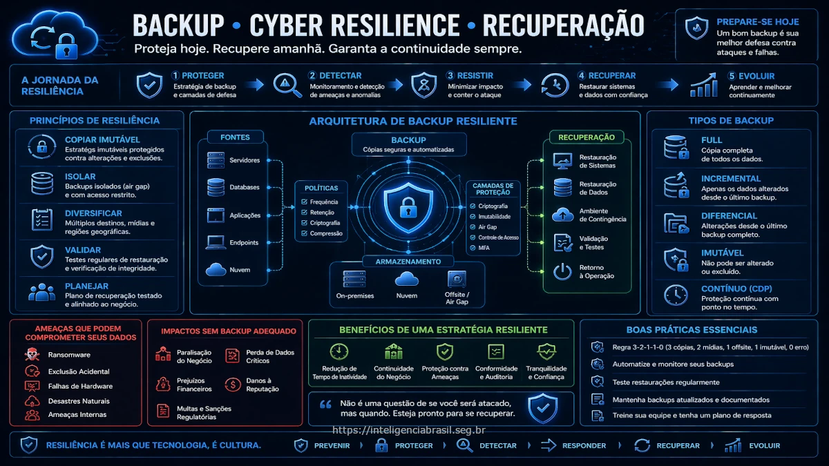 Backup e cyber resilience - estrategias de recuperacao