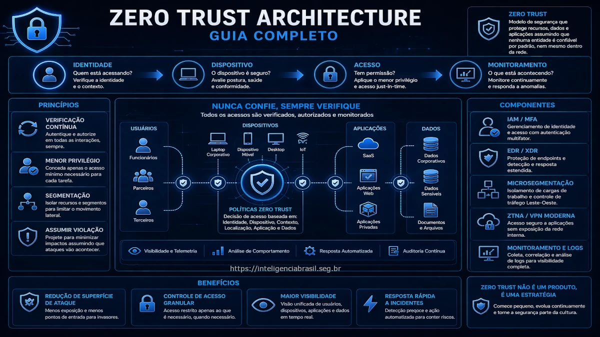 Zero Trust Architecture - guia completo de implementacao